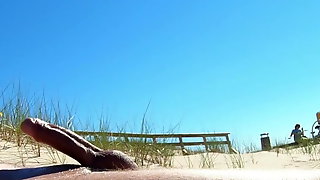Nudist beach sunbathing, flashing 3