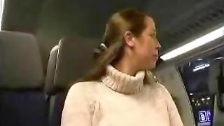 Blowjob on the train